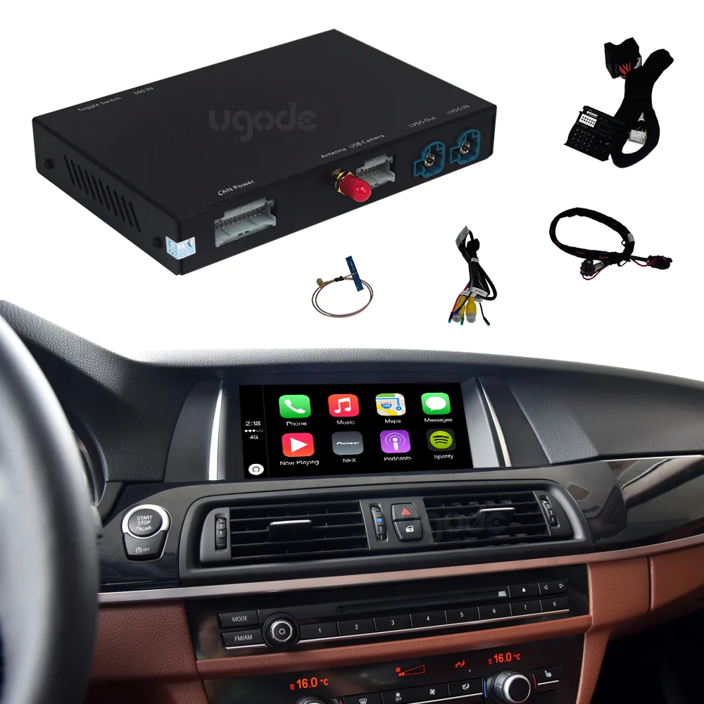 Беспроводной автомобильный навигатор carplay box, мультимедийная зеркальная ссылка для BMW NBT F10F11F20 F22 F25F26F30F15F16F48