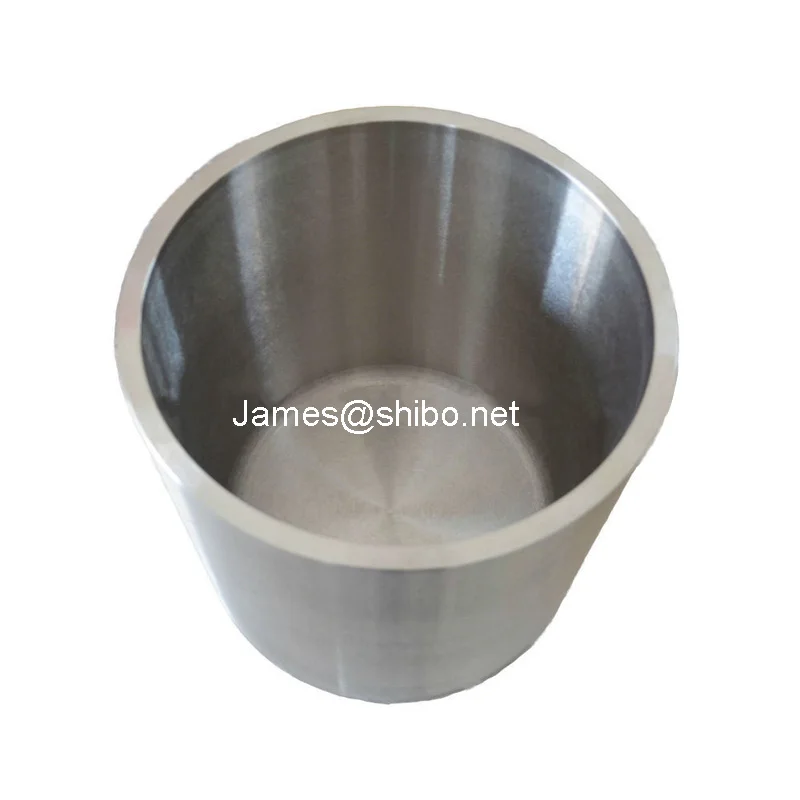 High purity molybdenum crucibles for sapphire crystal furnace