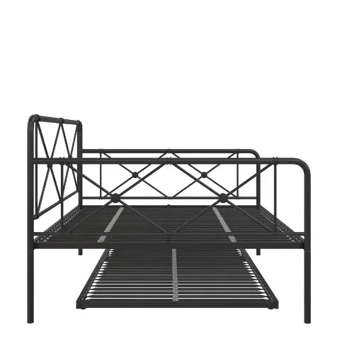 IYANEN Manufacturer fashion single steel metal twin day bed loft sofa bed