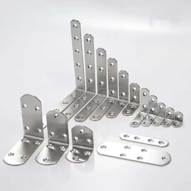 Wholesale high quality factory direct sell sheet metal fabrication custom L shape metal mounting brackets