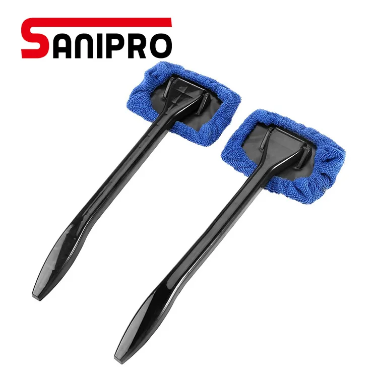 
Sanipro Custom Long Handle Car Windshield Cleaner Wiper Brush Winter Fog Car Cleaning Tool Auto Window Cleaning Brush Tools 