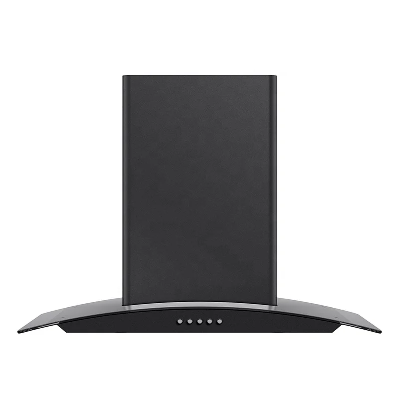 Classical Curved Glass Various Specifications Oil Cup For Range Hood Extractor De Cocina Cabinet For Kitchen