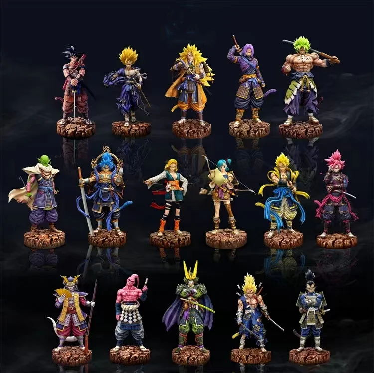 Игрушечная скульптура Yamcha Android Chichi Bulma Vegeta Gohan Wukong Girl пластиковый ПВХ шарик аниме фигурка