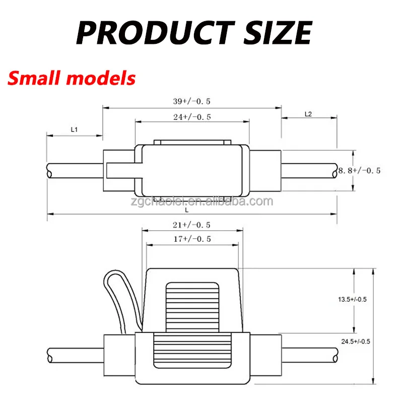 10A 20A 30A plug-in car fuse holder waterproof car fuse holder car modified fuse holder
