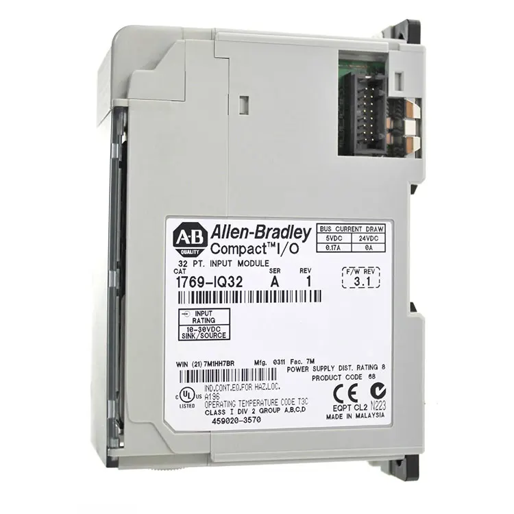  Оригинальный модуль 1769IQ32 1769-IQ32 Compact logix 32-Point 24VDC входной для раковины/источника в