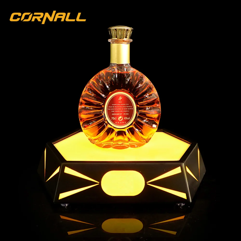 Battery Powered Champagne Bottle Presenter Glorifier Display LED Bottle Presenter