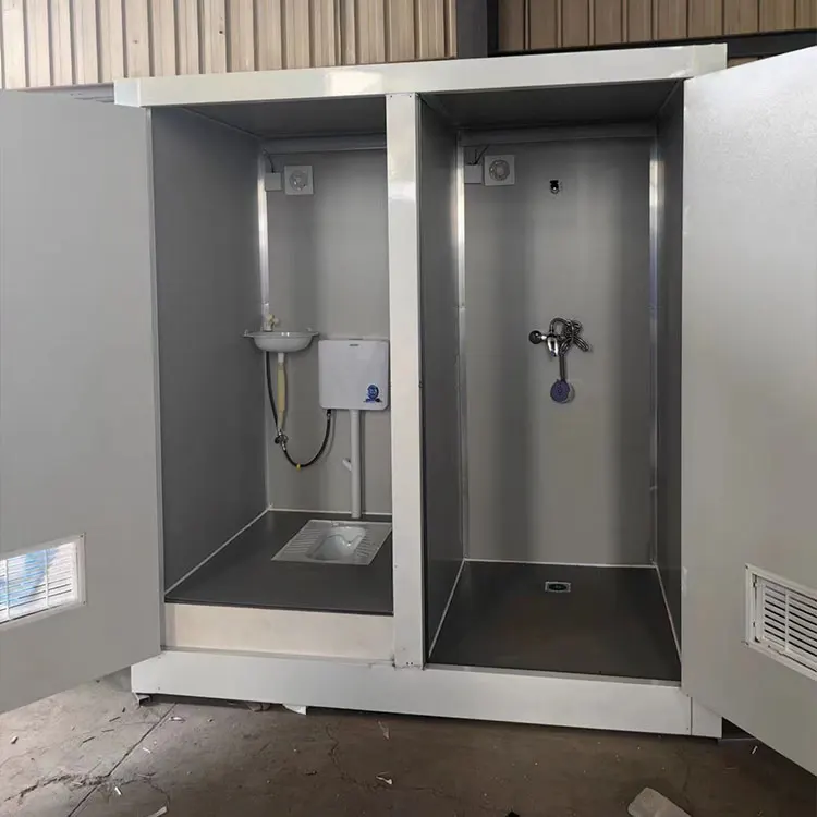 Outdoor toilet prefabricated public shower room convenient portable mobile toilet