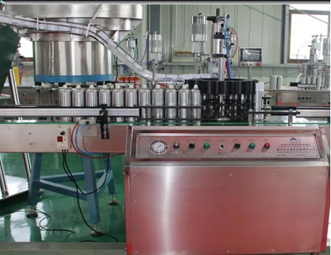 Deodorant  Gas aerosol  filling machine with Explosion-proof function Production Line Machine