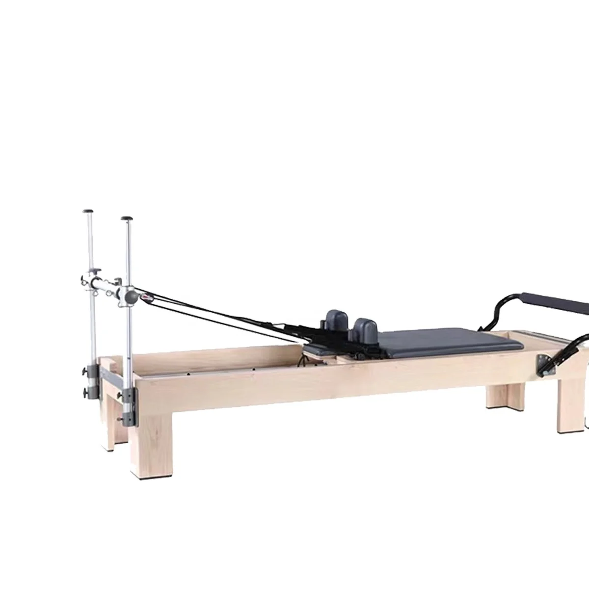 Highwind wooden timber maple pilates reformer machine with adjust moving pulley pillar for yoga training