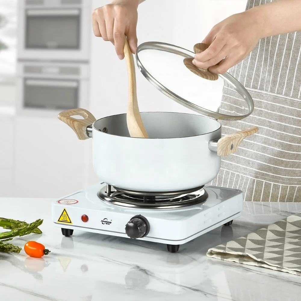 Andong 1 большая катушка горячей панели фиолетовая портативная кухонная электрическая горелка для приготовления пищи