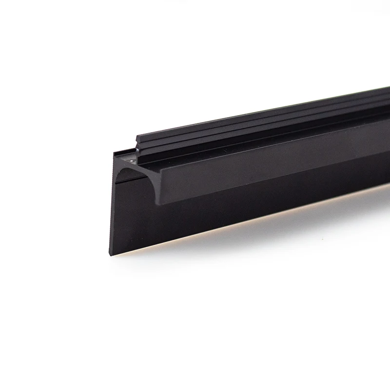 Customize Good  Price Aluminum Wardrobe Handle  Furniture Black Color