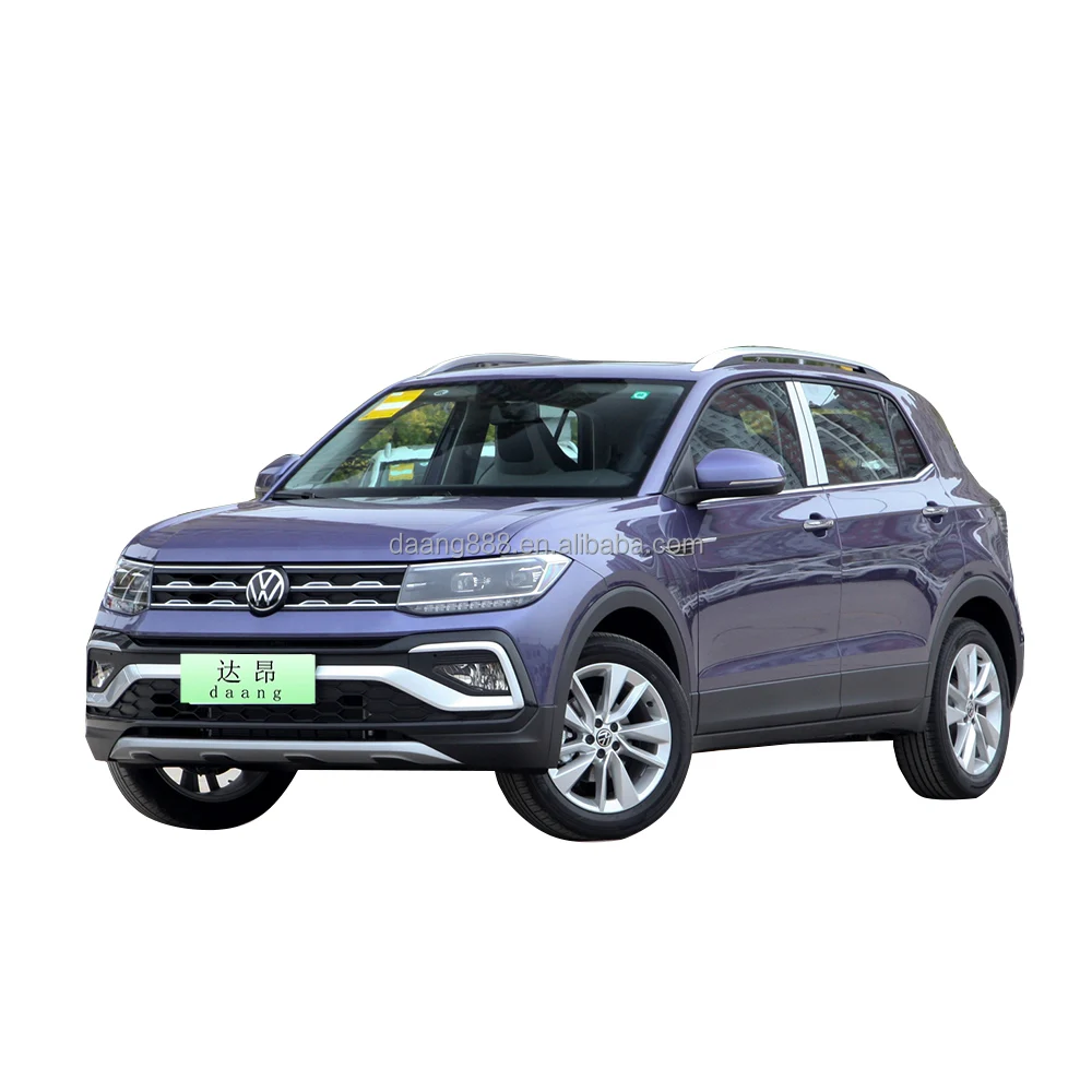 2024 Wholesale VW T-cross vehicle turbo-charge 5-Seat Left Steering Leather Seats and Gas/Petrol Fuel Volkswagen Automobile Cars