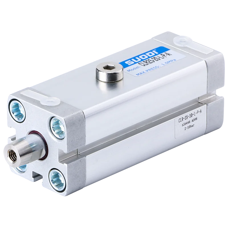 CLR Linear Rotary Pneumatic Clamping Cylinders New Piston Structure-CLR12/16/20/25/32/40/50 Models 10/20/50 L/R Options