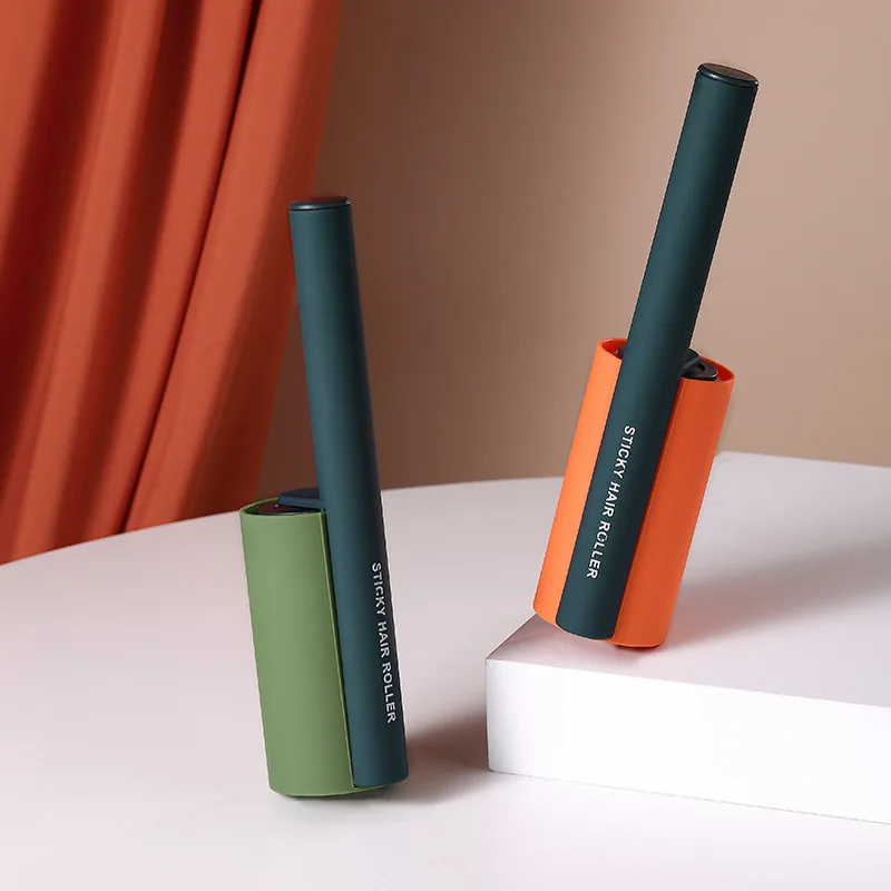 Липкий шерсти домашних животных ролик волос пылесборник удалить кисть 60 шт.-тип типа съемных липкий ролики