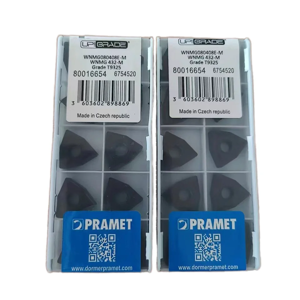 Wholesale Channel Ordering Advantage CNC Blade Pramet Turning Hard Tungsten Carbide Steel Turning Insert WNMG080404E-FM T8315