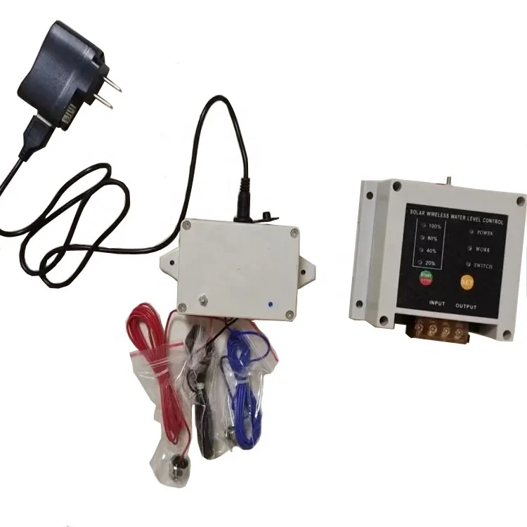 Long Distance Remote Liquid Smart Water Level Sensor Solar Wireless Water Tank Level Control Monitor