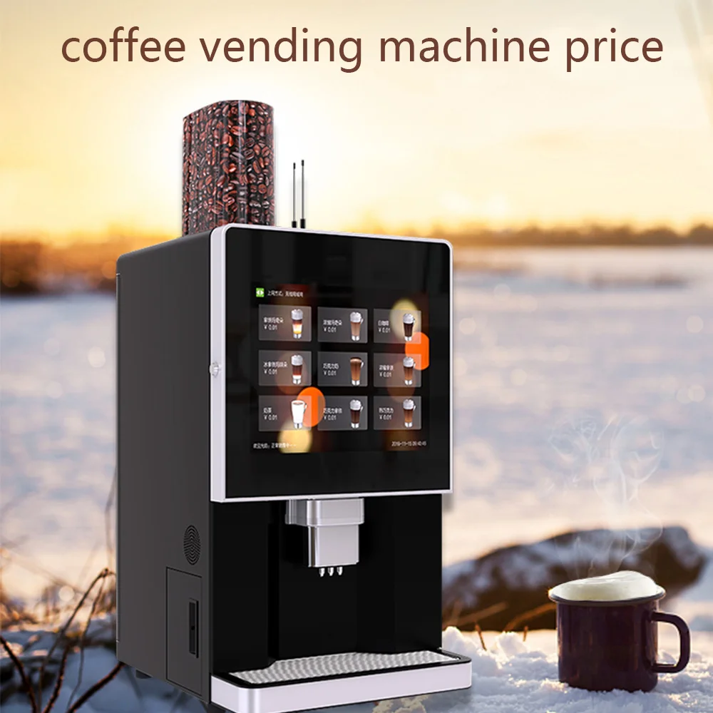 Vending Coffee Machine Coin and Bill Operated Coffee Vending Machine Making Machine with Coffee