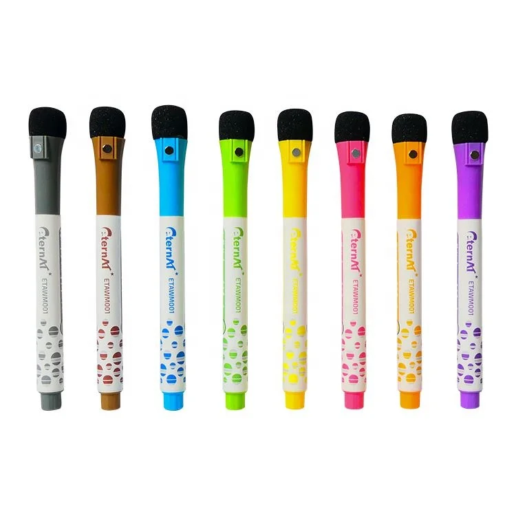 top manufacturer Magnetic Dry Erase Whiteboard Marker Pens with Eraser