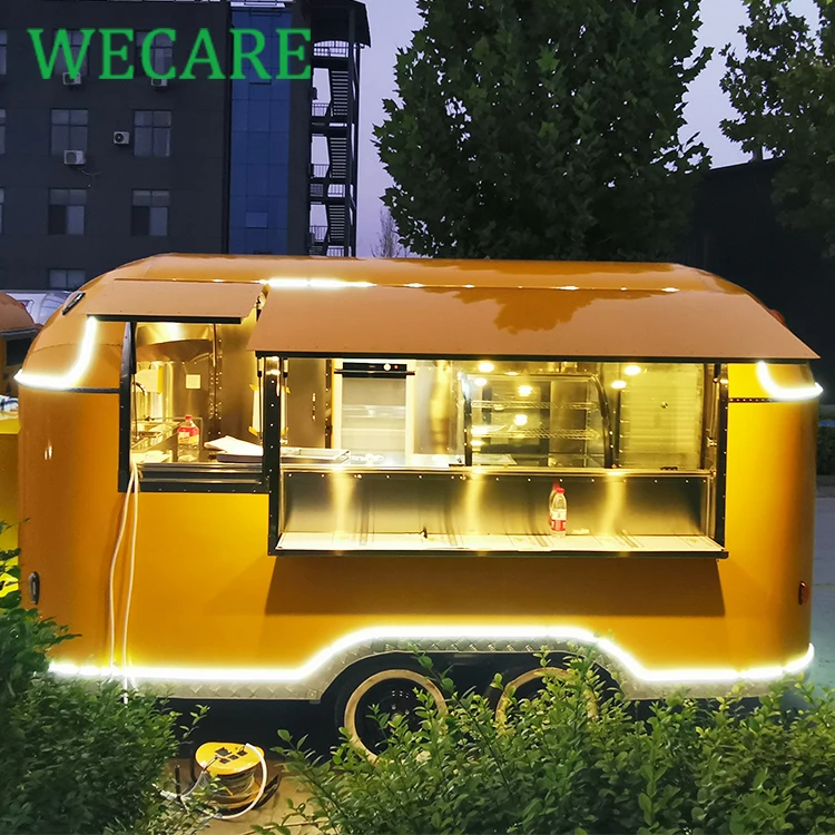  WECARE CE одобренный трейлер еды мобильный грузовик для пиццы