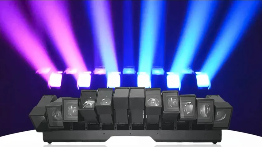 MITU SHOW new arrival LED 12pcs 60W Matrix Light moving beam dyeing light beam mode light Party DJ