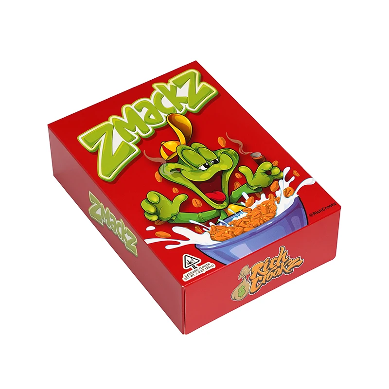 Custom Desgin Color Printing Cereal Package Boxes 350g 400g Art Paper Packaging Box