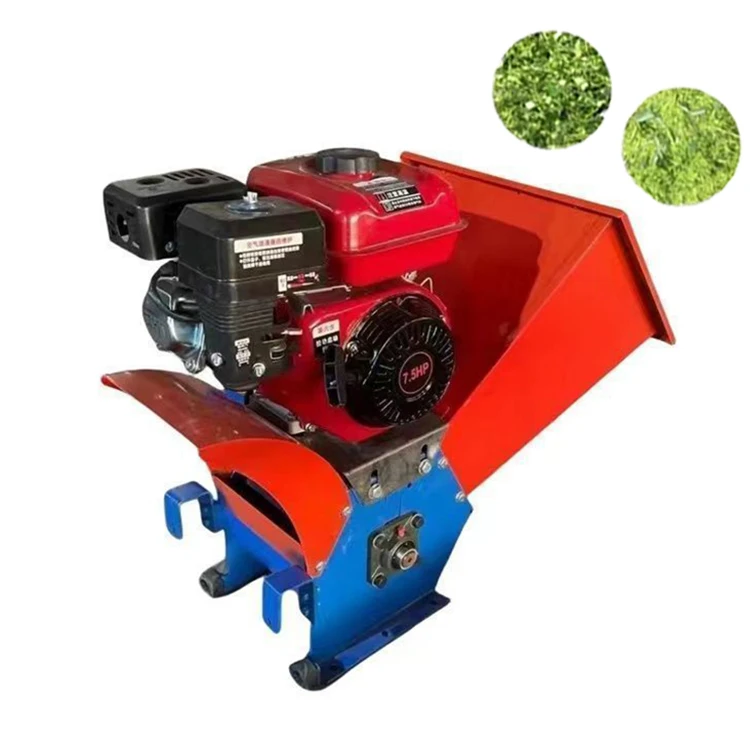High Quality Grass Chopping Machine/ Wholesale Petrol Motor Animal Feed Grass Cutting Machine