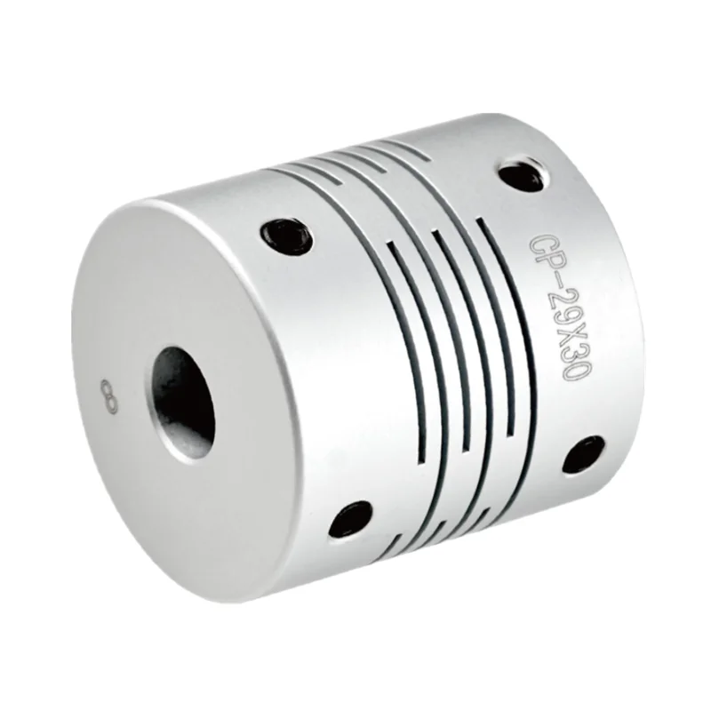 HongTian Factory customized Aluminum coupling Good Quality Set Screw coupling Electric Motor Rigid Shaft Coupling