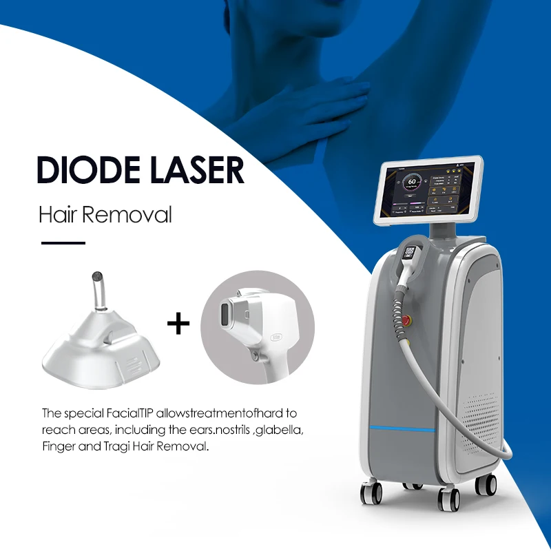 KES 808 Laser diode laser beauty hair removal machine Four wavelength single handle beauty laser machine
