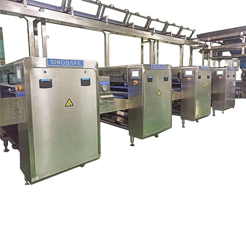 SINOBAKE Cocomo Chocolate Filled Panda Biscuit Machine with Biscuit Making Machine Price Chocolate Cream Biscuit Production Line