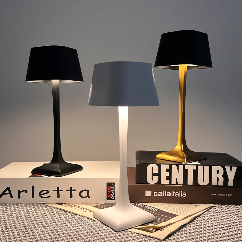 manufacturer wholesale price touch control modern nordic dance restaurant rechargeable cordless decor 26cm high table lamp