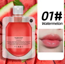 Free Sample Moisturizing Lip Balm Transparent Lip Oil Fruit Mirror Glass Lip Glaze Lipstick Set Wholesale