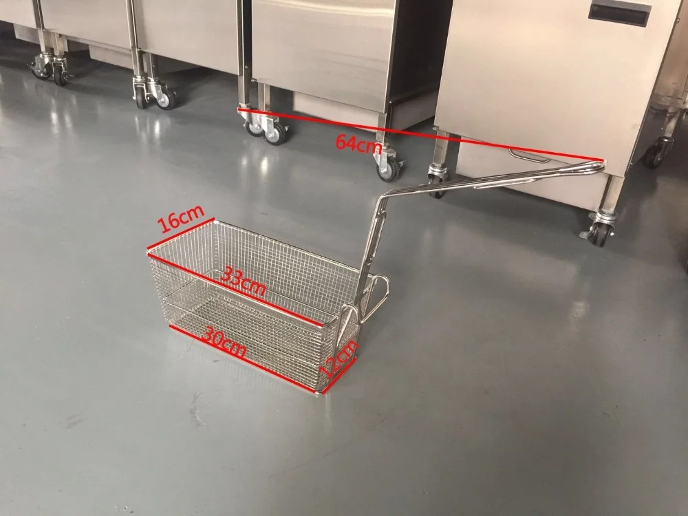 Commercial Three Tanks Gas Deep Fryer With 6 Frying baskets OFG-323