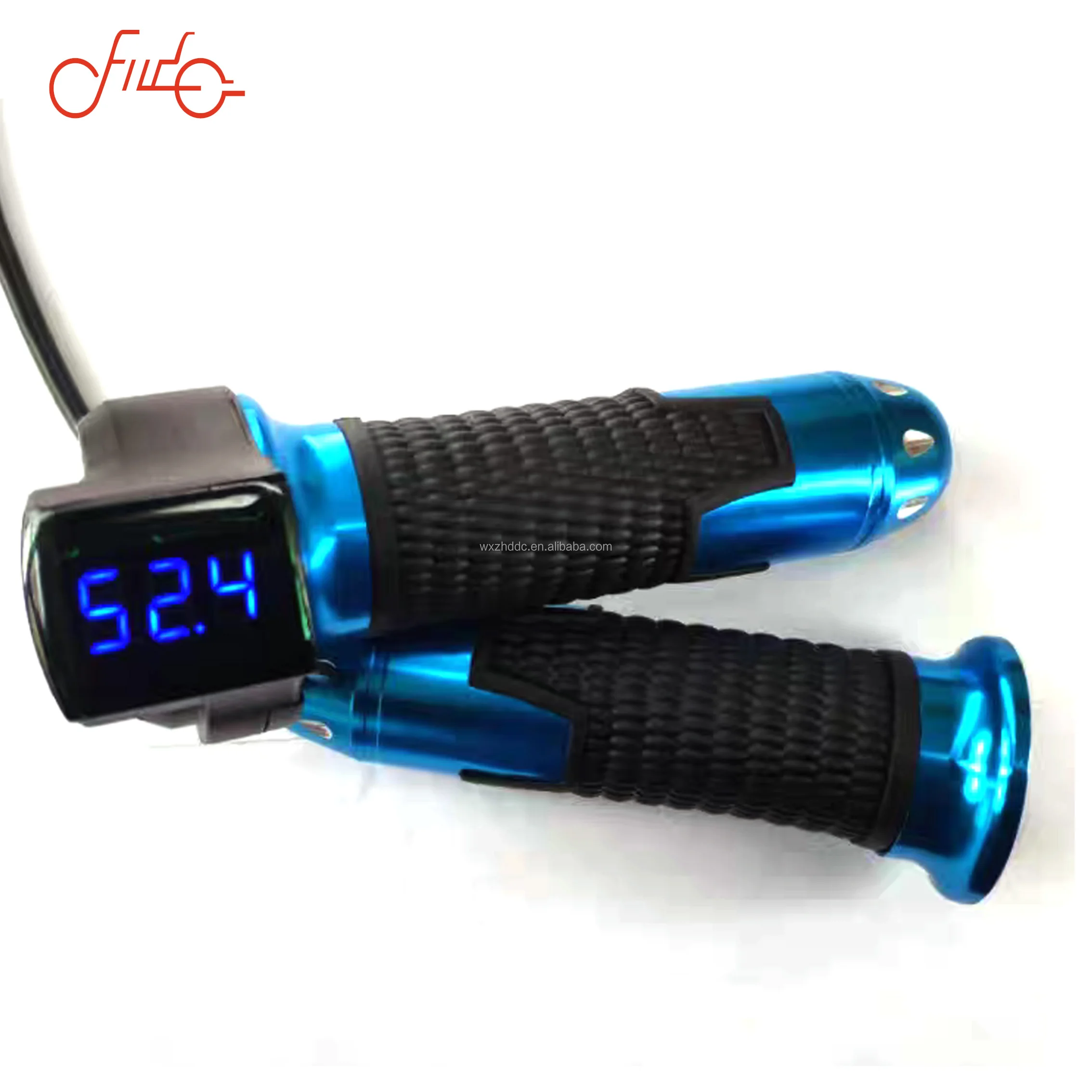 Wholesale High Quality Electric scooter throttle Voltmeter Digital Voltage Display Switch Power quick throttle twisted throttle