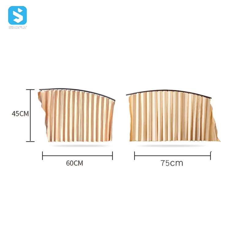 Sunscreen Auto Magnetic Curtain Car Window Retractable Sunshade Magnet Side Curtains For Car Car Curtain Window