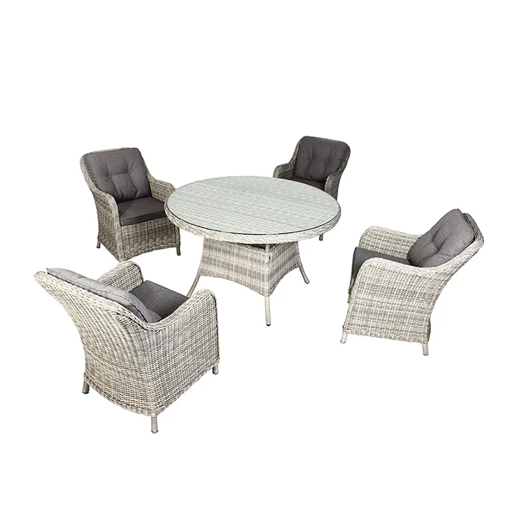 5pcs outdoor rattan furniture grey gardeners eden rattan furniture