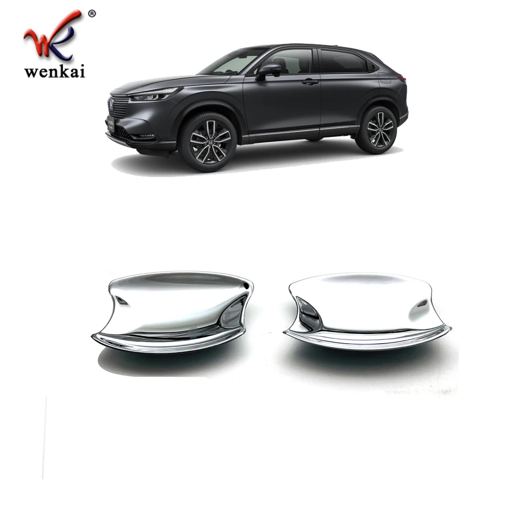 Хром ABS автомобилей дверные ручки чаши Крышка защитные наклейки для Honda Vezel hr-v RV 2021 2022 автомобиля внешние аксессуары украшения