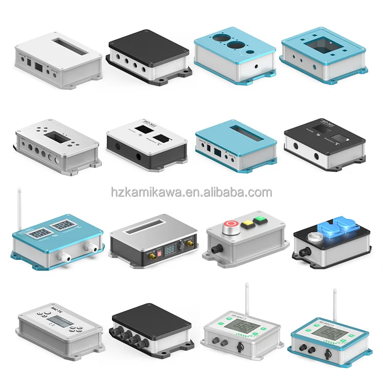 Factory customized IP68 aluminum extrusion cnc processing waterproof junction box case enclosure customized according to drawing