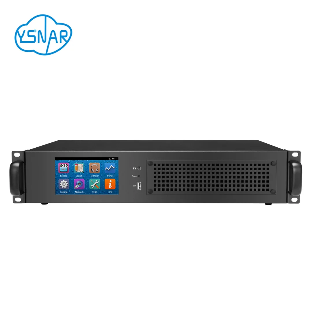 32CH Standalone 2U PSTN Network Telephone Call Voice Recorder, 32 Ports Automatic Answering Voice Mail Machine with HDD & SDK