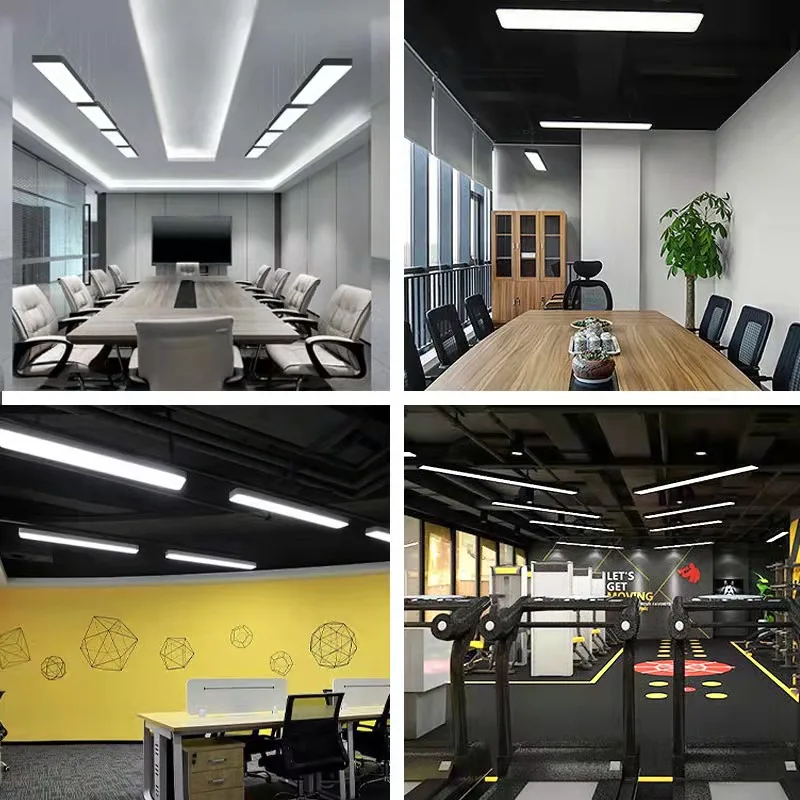 18w 36w led flat tube led batten light led linear light for office linear lighting systems