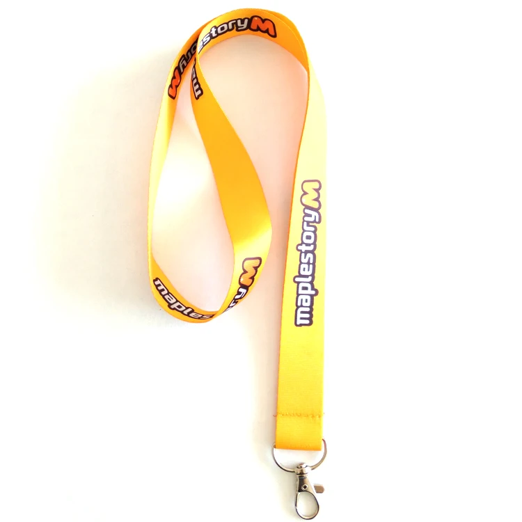 YIBAO Promotional Custom Woven Lanyard Polyester Jacquard Neck Lanyard Screen Printing Plastic Buckle Promotional Gift Silk