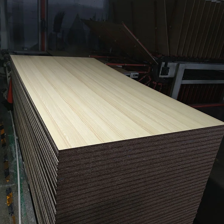 furniture grade 14mm 18mm melamine faced particle board mfc coved melamine chip board 22mm e0