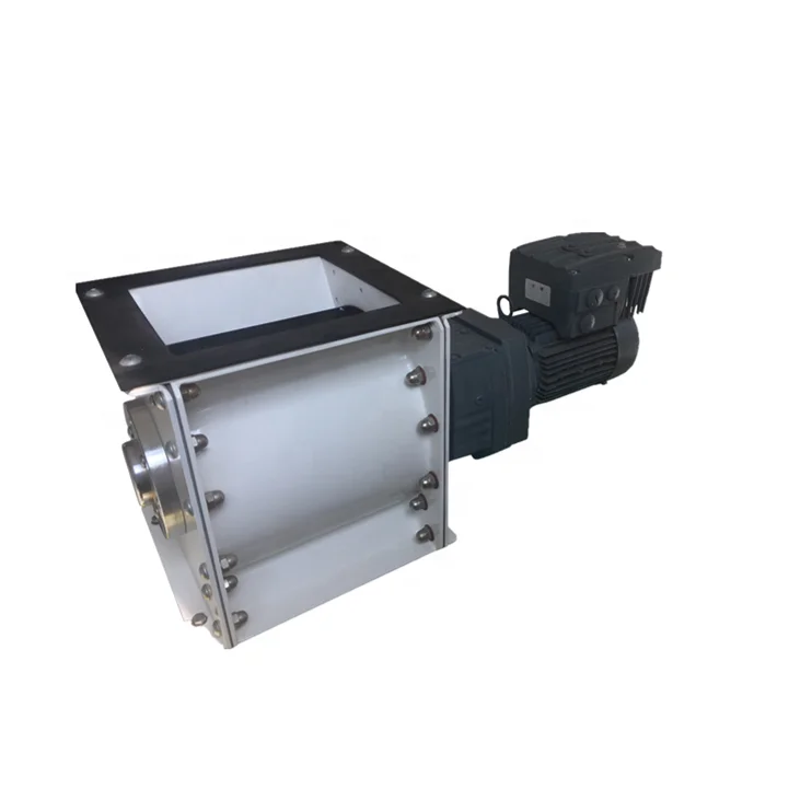 light rotary airlock star feeder used under flow scale for grain industries