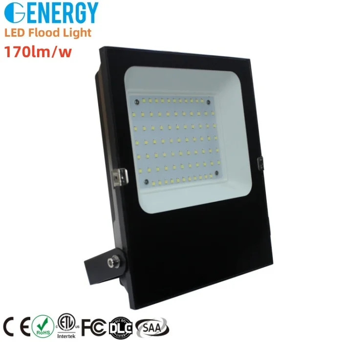 High lumen output CE SAA ETL listed lighting 170lm/w waterproof ip66 7 years warranty 50w lamp led flood light landscape outdoor