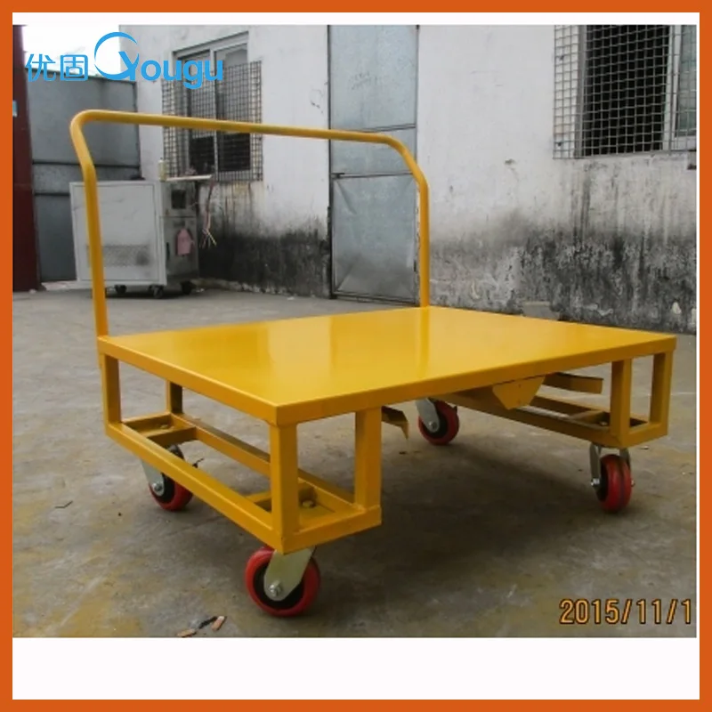heavy duty powder coating steel structure customized transport hand carts & trolleys foldable cage
