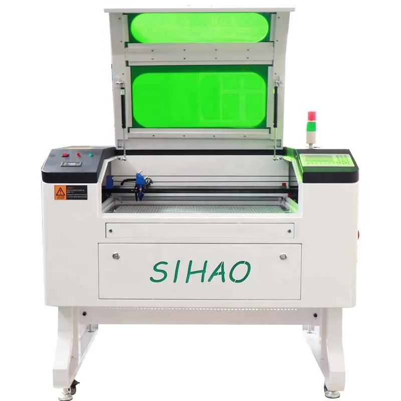 SIHAO KH-7050 красный свет помощь позиционирование встроенный co2 лазерная резка 3d кристалл фанеры камни гравировка машина