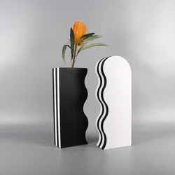 Creative flower pot modern vase home decoration flower pot vase for home decor modern nordic indoor resin vase