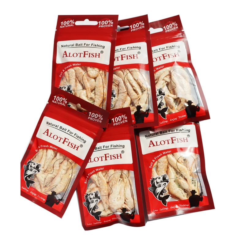 Best sale sea fishing equipment minnow lures dry shrimp fishing with good action