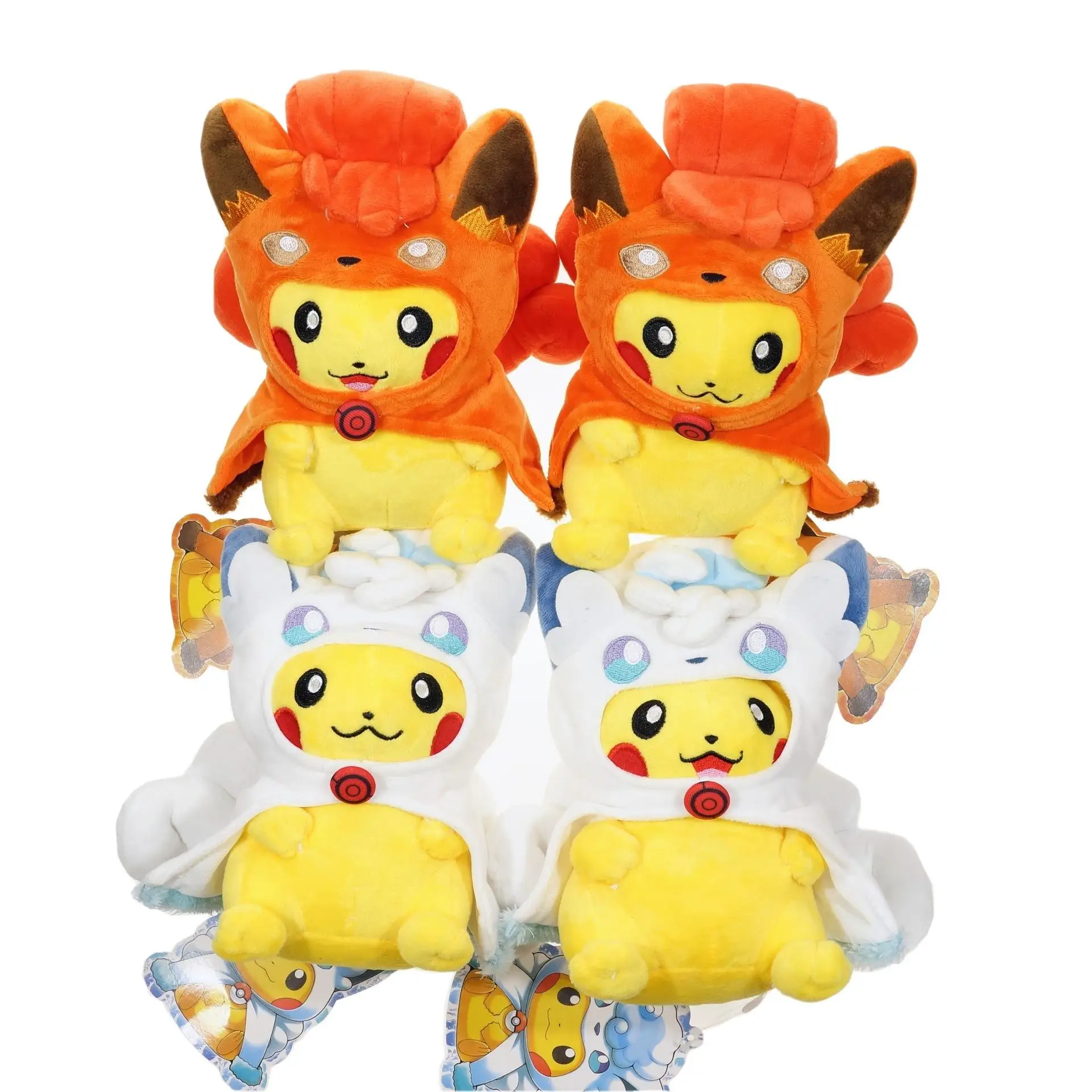Wholesale Pikachu Ice Vulpix Doll Stuffed Plush Toy Animal Vulpix Plush Toy