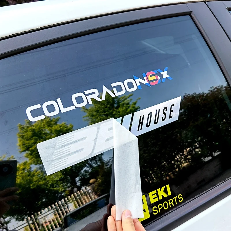 Good Selling UV Resist Waterproof Full Colors Custom logo Truck Vehicle Car Decal Die cut Vinyl Transfer Window Stickers for Car