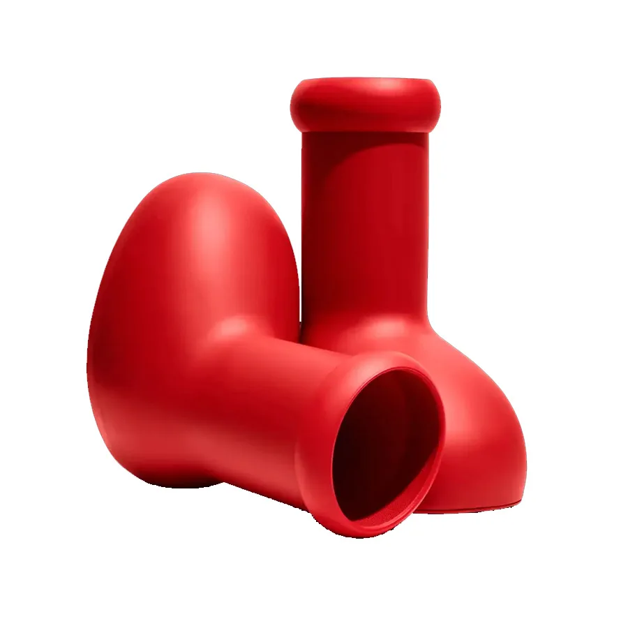 Wholesale factory manufacturer customized Logo big red boots according to your drawings